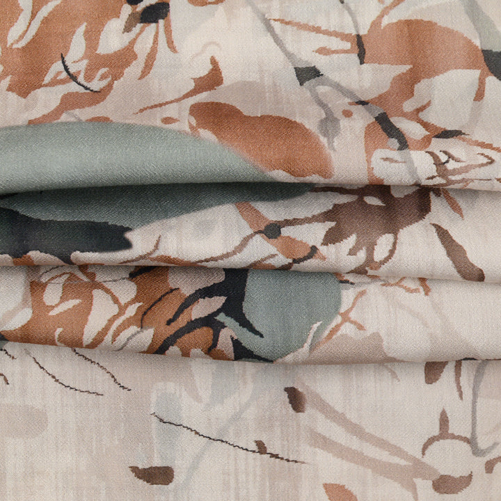 Len Craspo Drukowana Pustynny Cień - Textil World