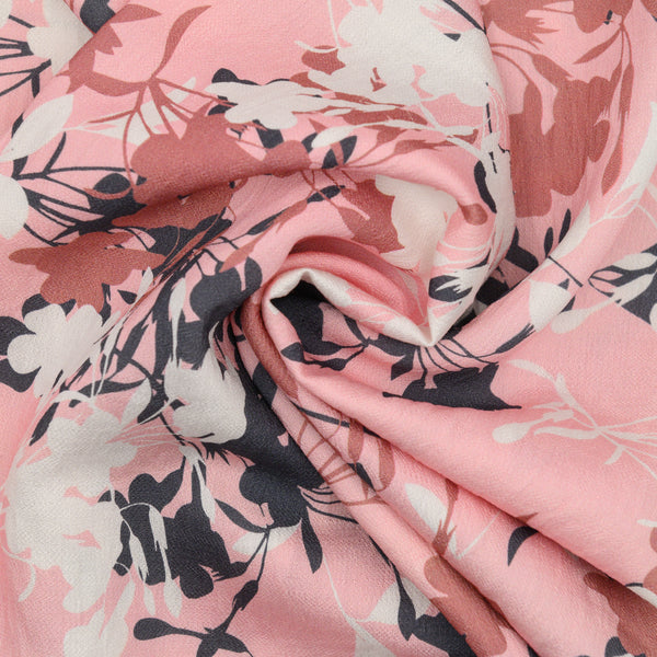 Len Craspo Drukowana Różany Cień - Textil World