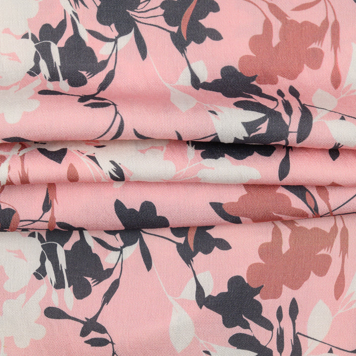 Len Craspo Drukowana Różany Cień - Textil World