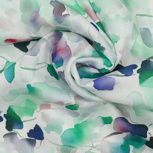 Len Craspo Drukowana Wiosenna Tęcza - Textil World