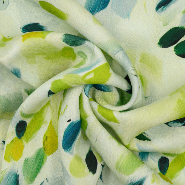 Len Craspo Drukowana Zieleń w Ruchu - Textil World
