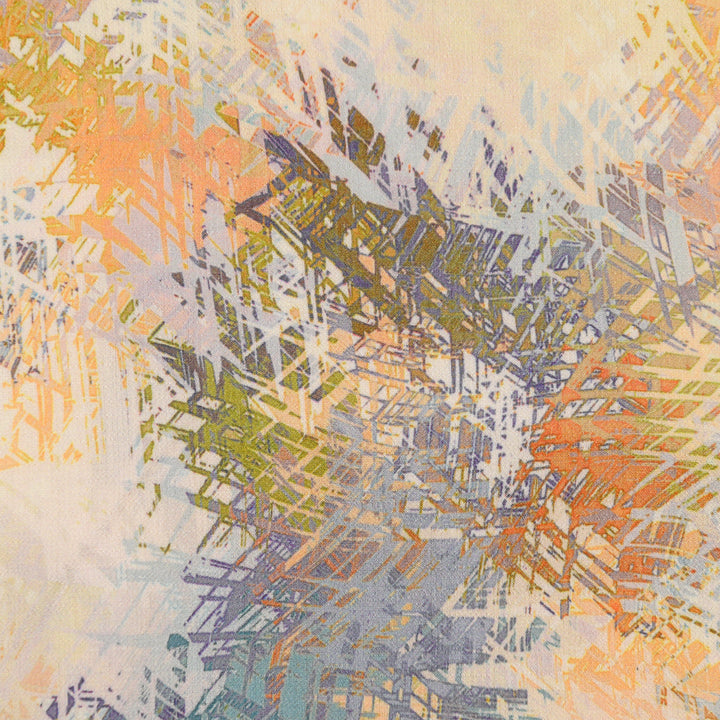 Len Craspo Drukowany Sunset Grid - Textil World