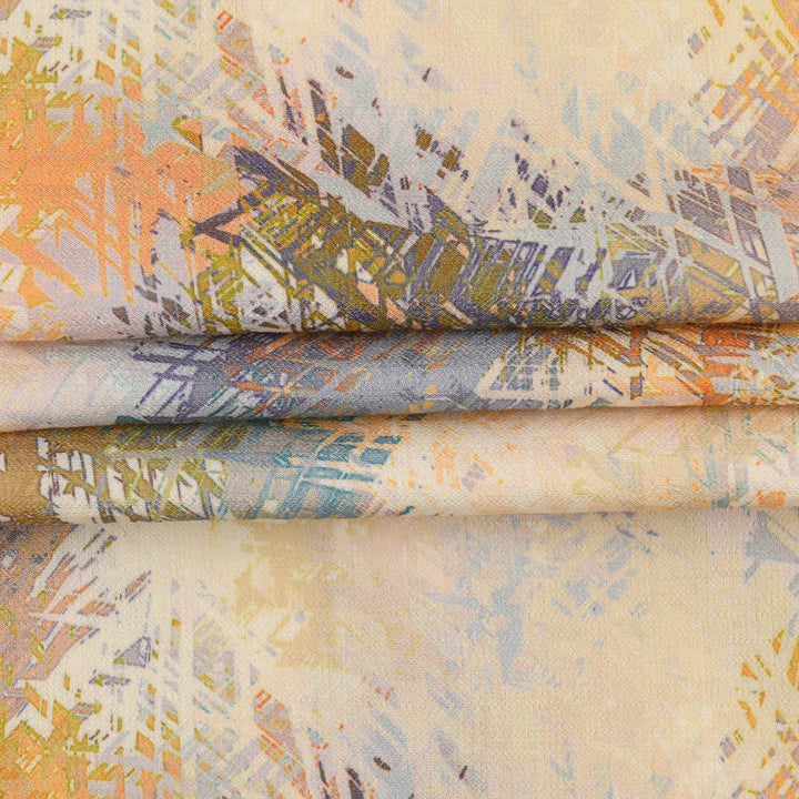 Len Craspo Drukowany Sunset Grid - Textil World