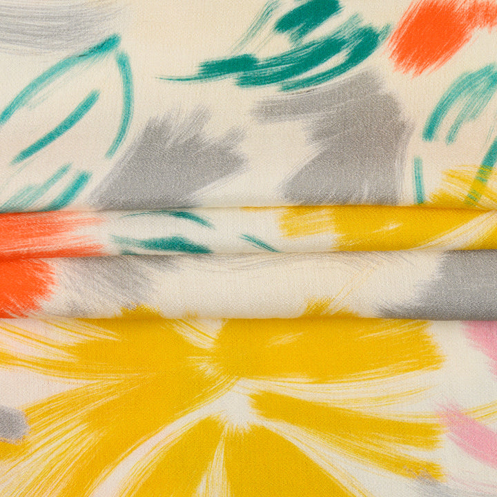Len Craspo Drukowany Tropic Splash - Textil World