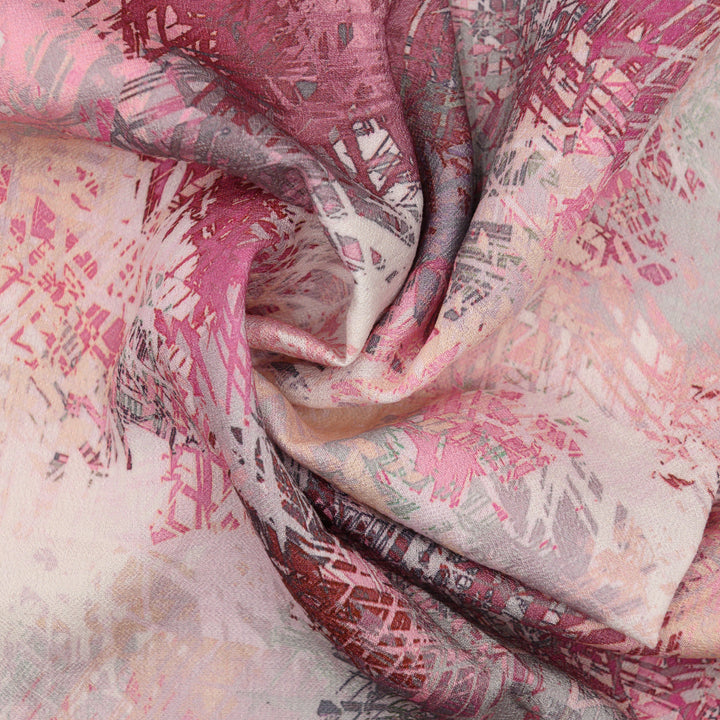 Len Craspo Drukowany Urban Grid - Textil World