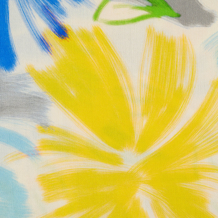 Len Craspo Drukowany Yellow Energy - Textil World