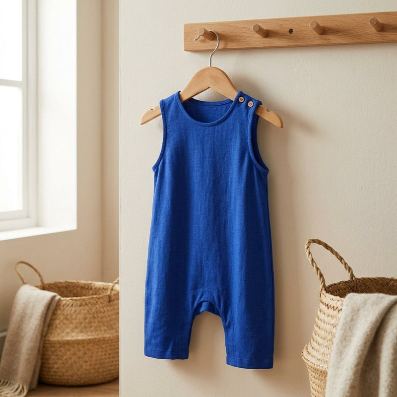 Len Kero Ciemny Niebieski – ubranko dziecięce z tej tkaniny