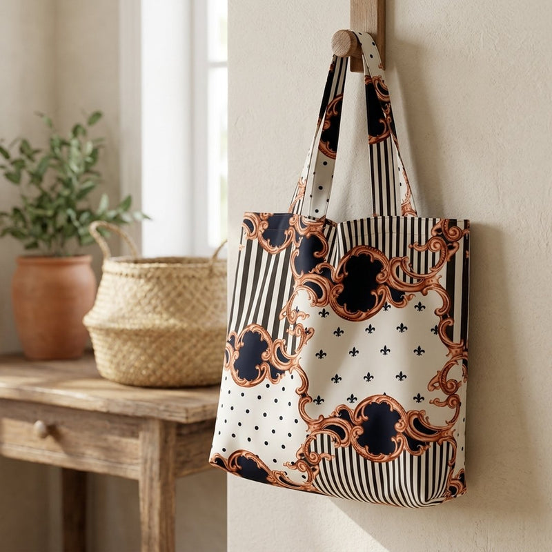 Marchiano Drukowany Barokowe Ornamenty – torba na zakupy z tej tkaniny