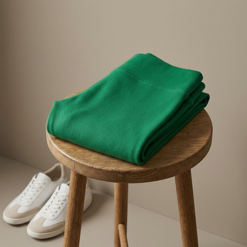 Mohito Swetrowka Zielony – legginsy z tej tkaniny