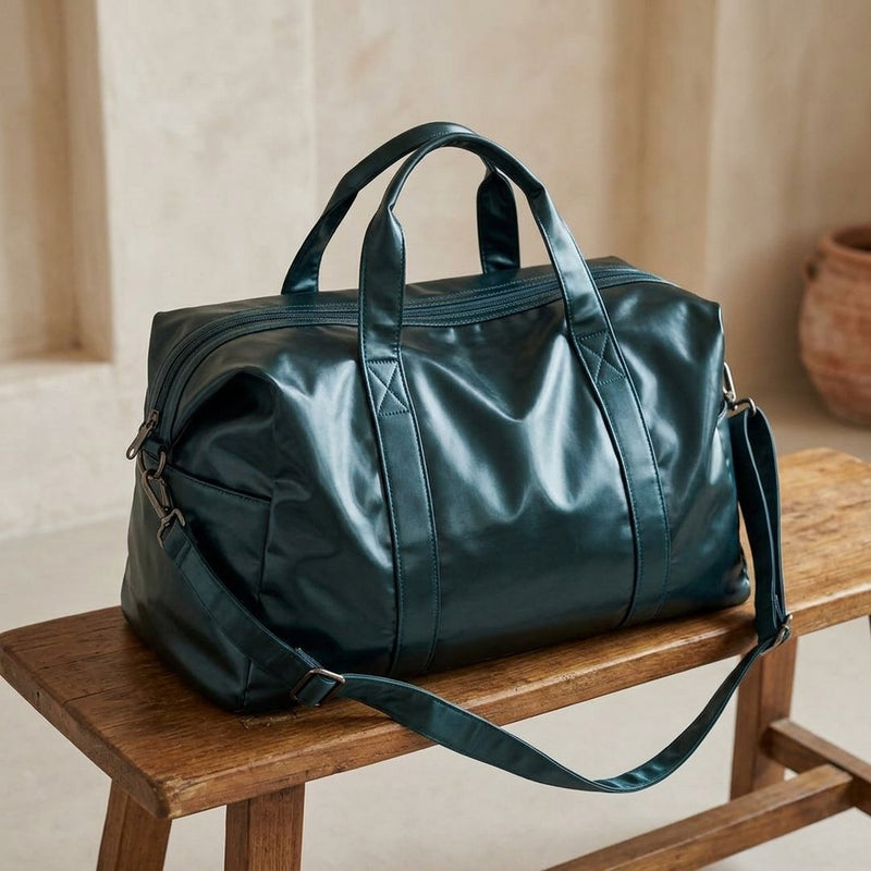 Moncler Ciemna Butelkowa Zieleń – torba sportowa z tej tkaniny