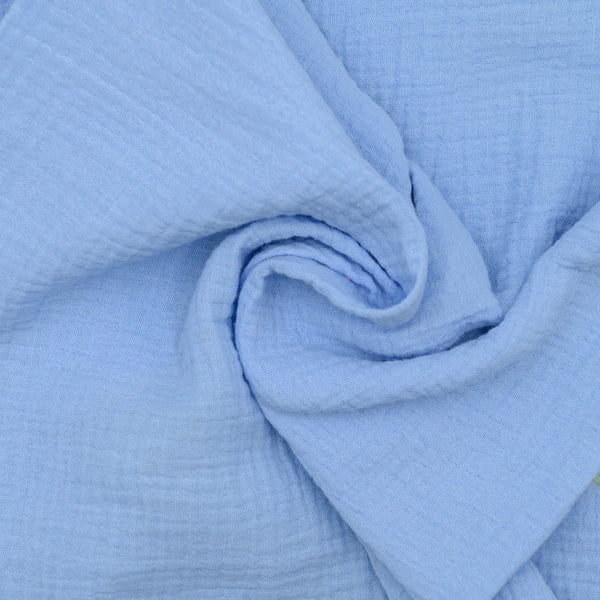 Muślin Bawełniany Baby Blue - Textil World