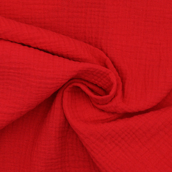 Muślin Bawełniany Czerwony - Textil World