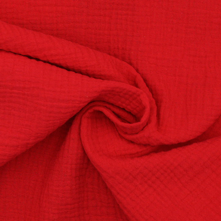 Muślin Bawełniany Czerwony - Textil World