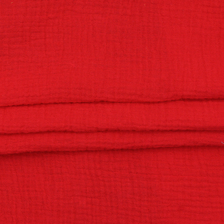 Muślin Bawełniany Czerwony - Textil World