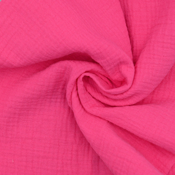 Muślin Bawełniany Fuksja - Textil World