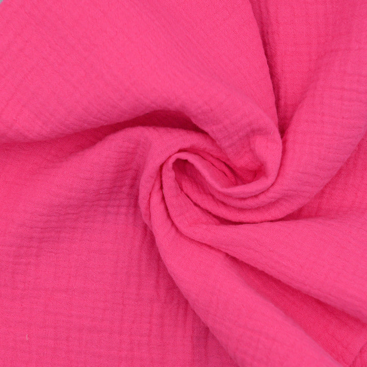 Muślin Bawełniany Fuksja - Textil World