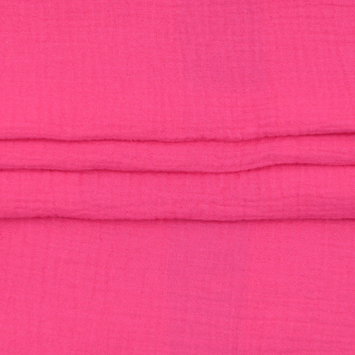 Muślin Bawełniany Fuksja - Textil World