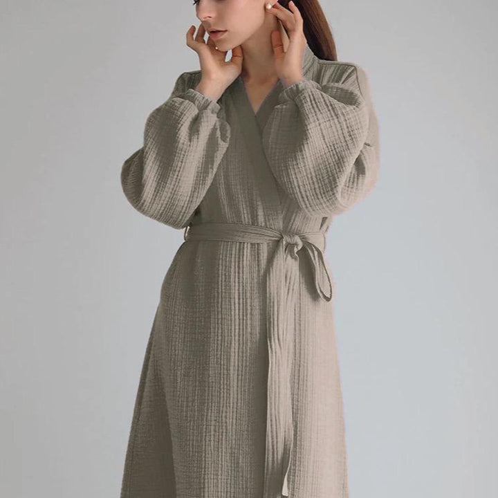 Muślin Bawełniany Jasny Khaki - Textil World