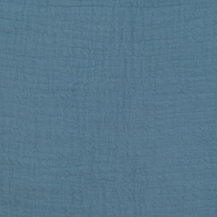 Muślin Bawełniany Niebieski denim - Textil World