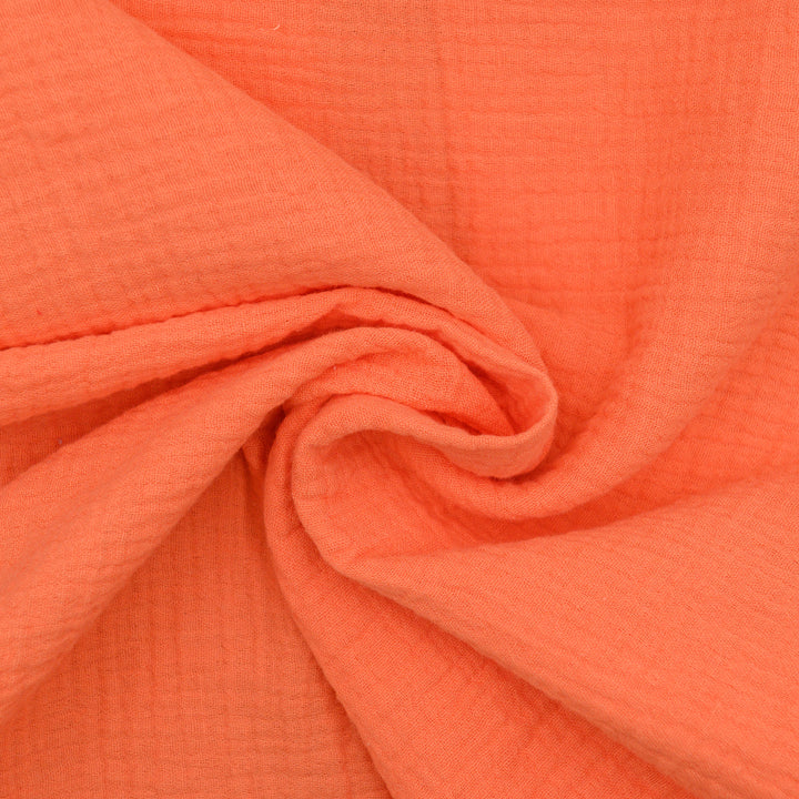 Muślin Bawełniany Pomarańczowy - Textil World