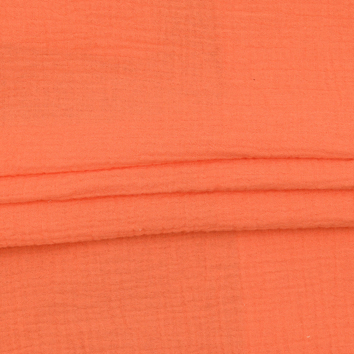 Muślin Bawełniany Pomarańczowy - Textil World