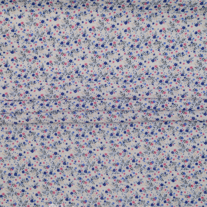 Muślin Drukowany Chabrowa Łąka - Textil World