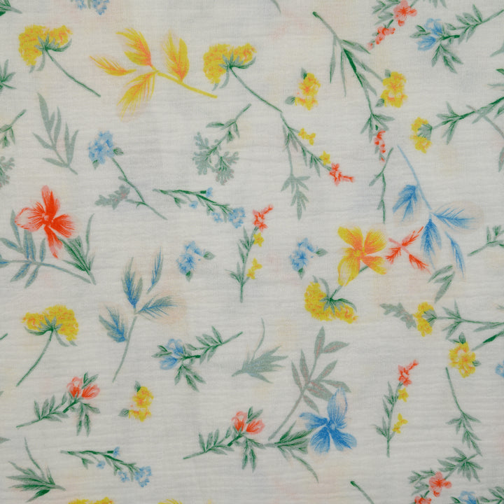 Muślin Drukowany Łąkowa Melodia - Textil World