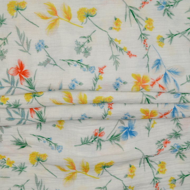 Muślin Drukowany Łąkowa Melodia - Textil World