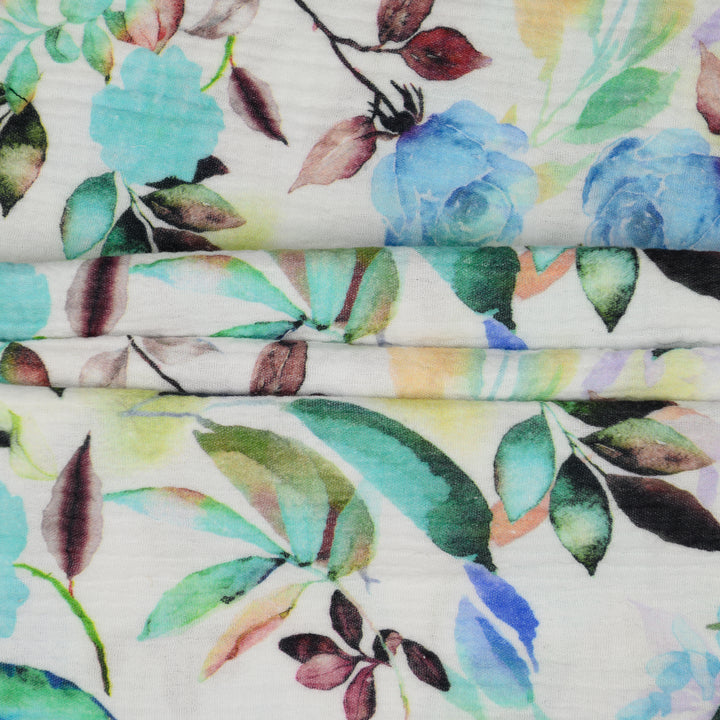 Muślin Drukowany Ogrodowa Inspiracja - Textil World