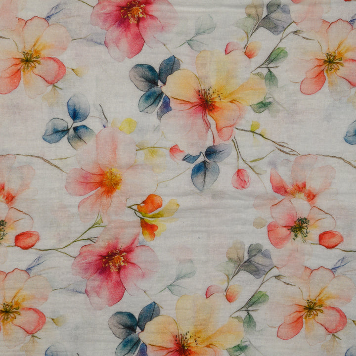 Muślin Drukowany Pastelowa Fantazja - Textil World