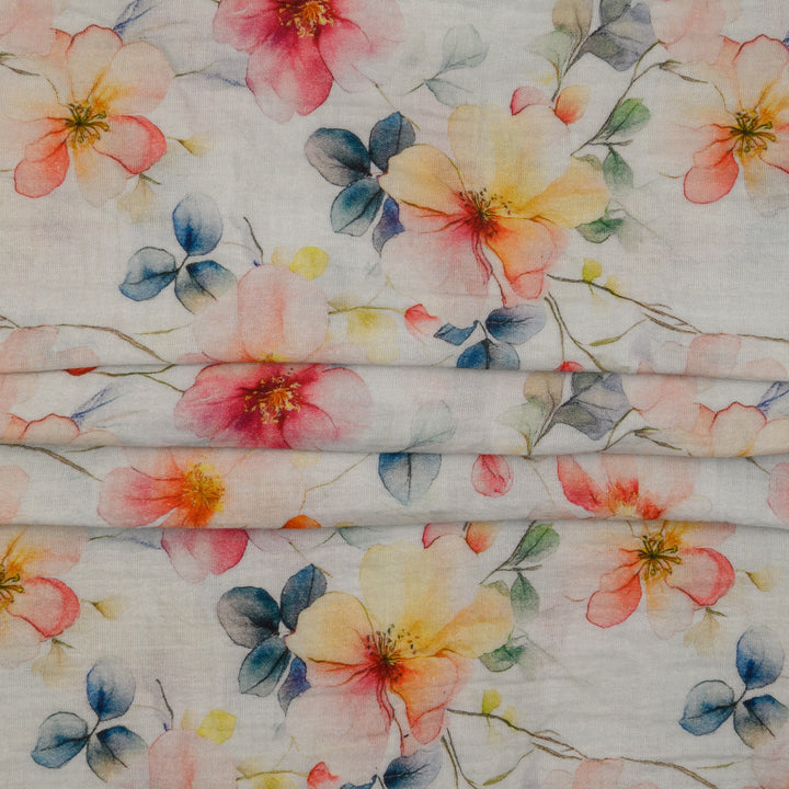 Muślin Drukowany Pastelowa Fantazja - Textil World