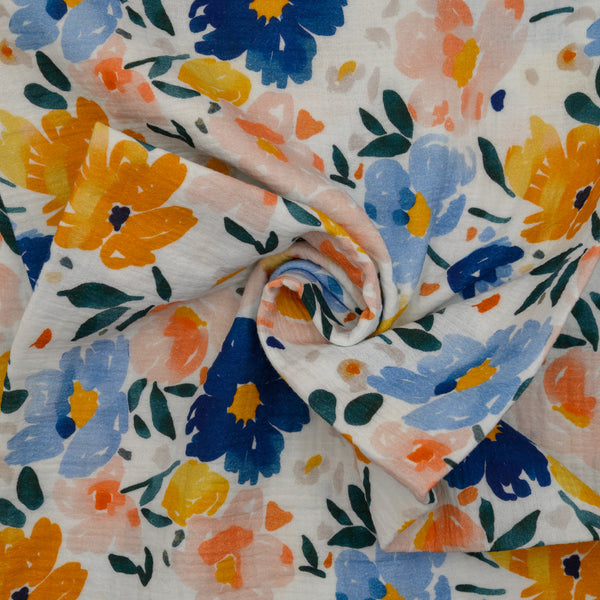 Muślin Drukowany Wiosenny Błysk - Textil World