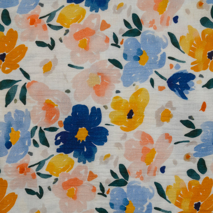 Muślin Drukowany Wiosenny Błysk - Textil World