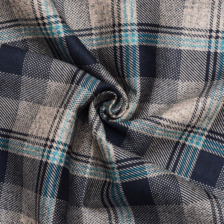 Nurek Zamsz Drukowany Kratka - Textil World