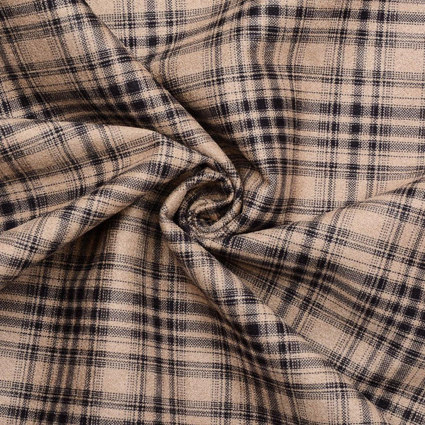 Nurek Zamsz Drukowany Kratka - Textil World