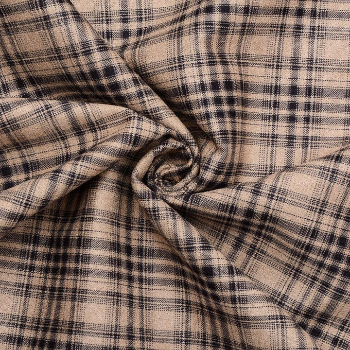 Nurek Zamsz Drukowany Kratka - Textil World