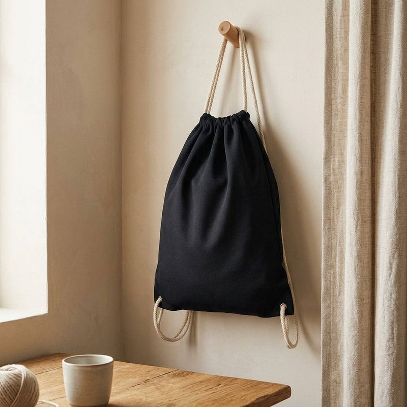 Nylon Punto Czarny – plecak / worek z tej tkaniny