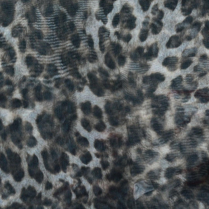 Organza Drukowana Panterka - Textil World
