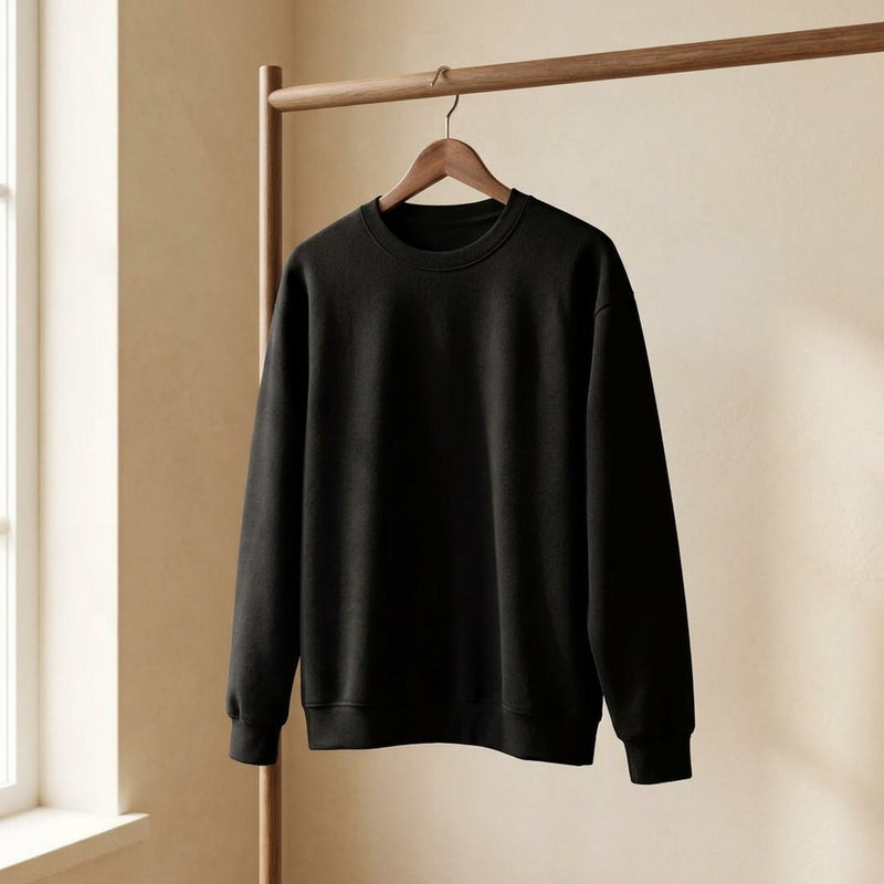 Panama Stretch „Czarna” – bluza dresowa z tej tkaniny