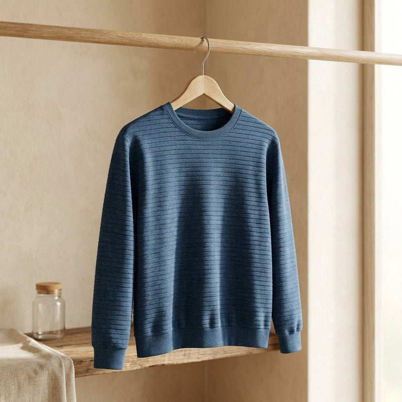 Prążek Jeansowy – bluza dresowa z tej tkaniny
