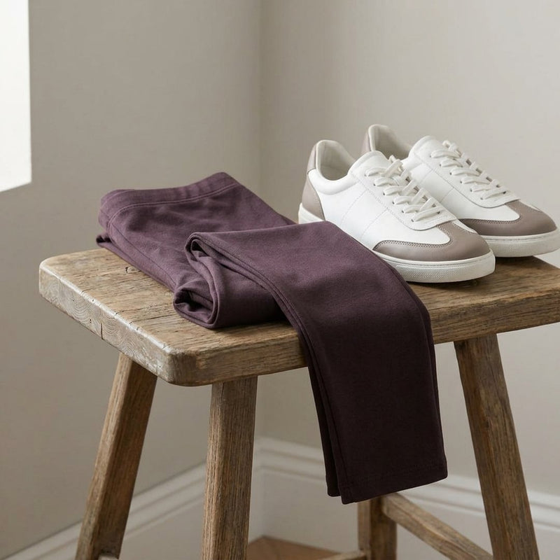 Punto Roma Brazowa Czekolada – legginsy z tej tkaniny