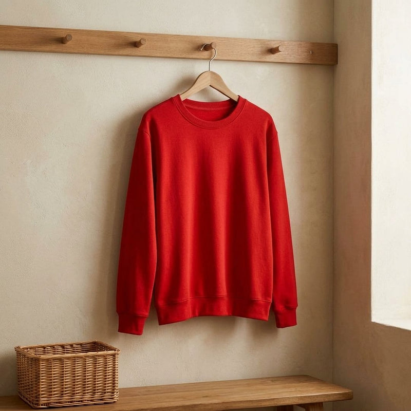 Punto Roma Czerwony – bluza dresowa z tej tkaniny