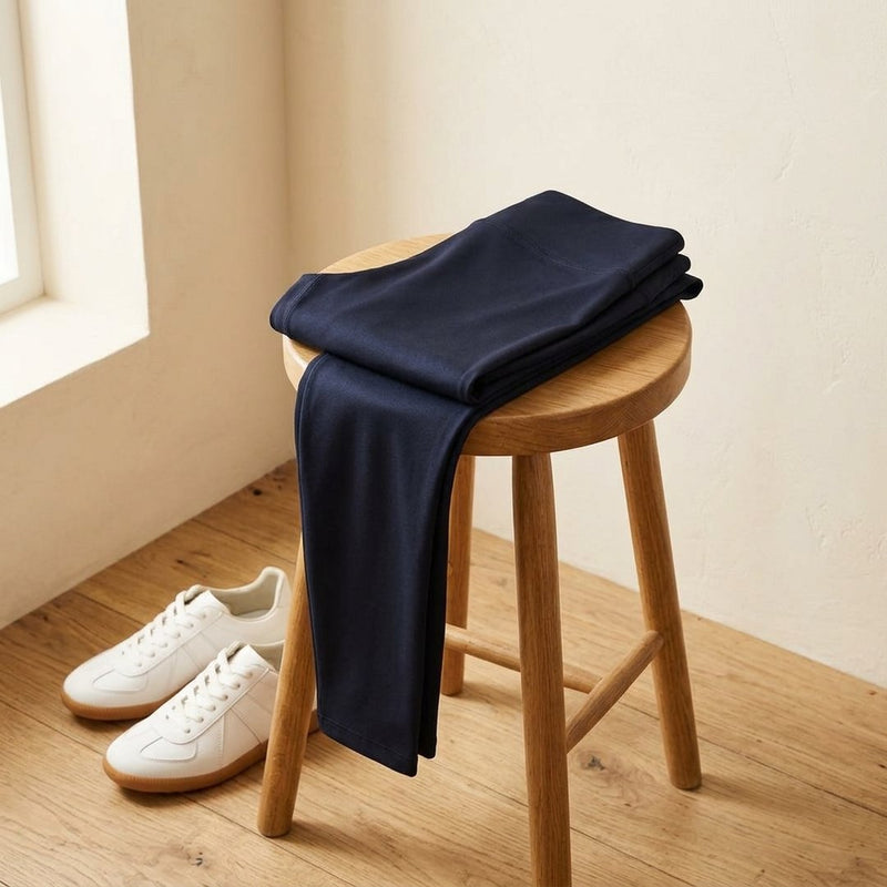 Punto Roma Granatowa – legginsy z tej tkaniny