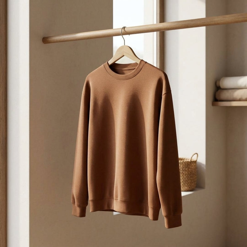 Punto Roma Karmelowa – bluza dresowa z tej tkaniny