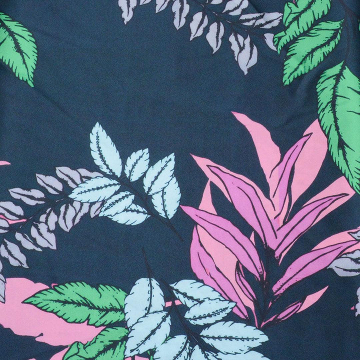 Satyna Armani Drukowana Liście - Textil World