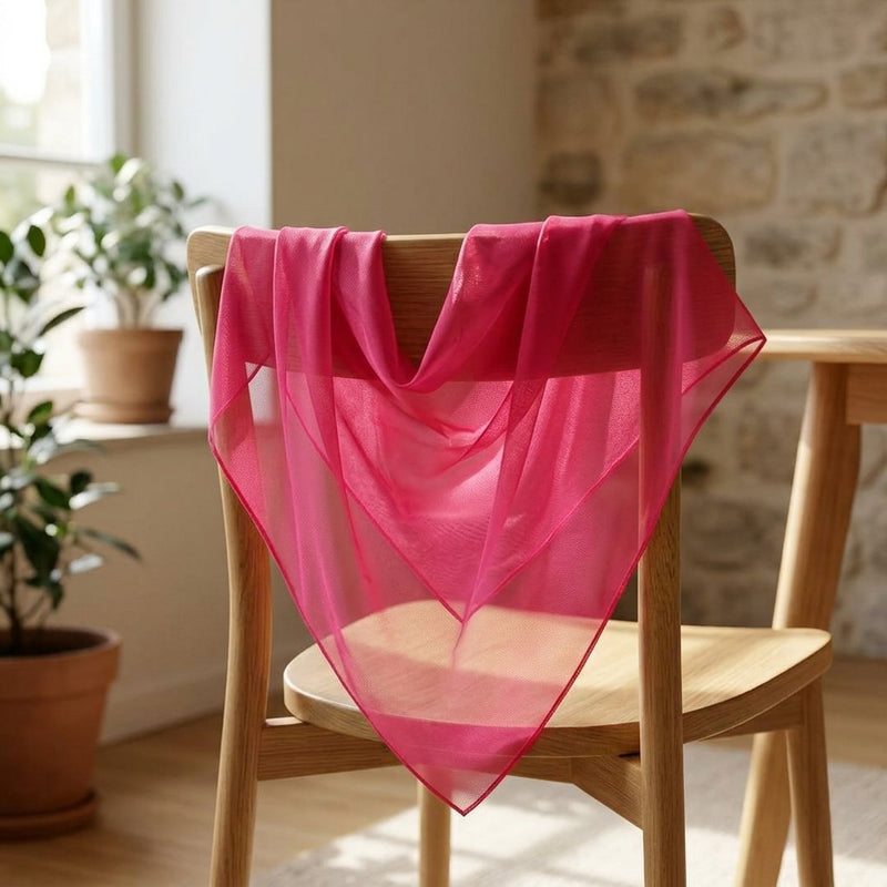 Siatka Elastyczna Neon Pink „Electric Candy” – apaszka chusta z tej tkaniny