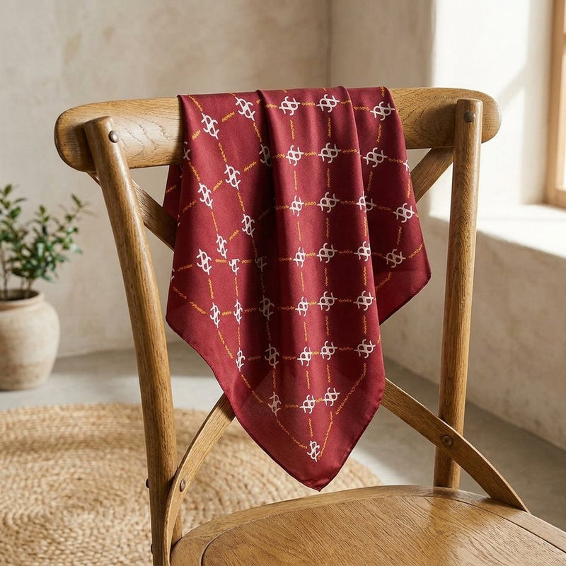Silk Drukowany – apaszka chusta z tej tkaniny