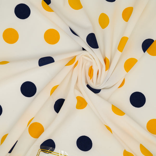 Silk Drukowany Kropki Słoneczne - Textil World