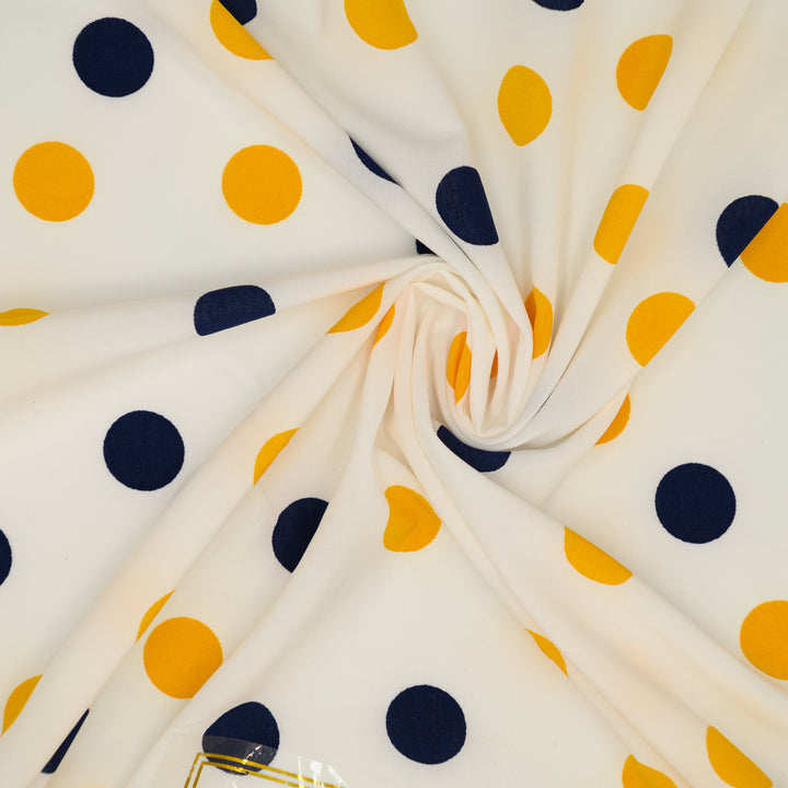 Silk Drukowany Kropki Słoneczne - Textil World