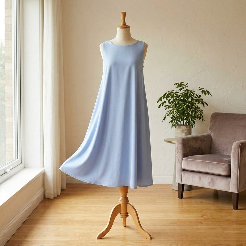 Silk Jasny Niebieski – sukienka koktajlowa z tej tkaniny